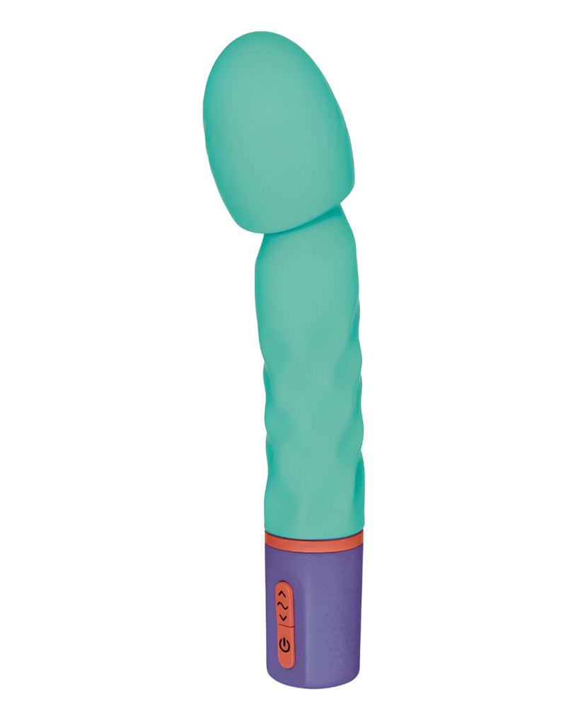 Excellent Power | Bold Around 7" Vibrator With Varicolored Control (Mint)