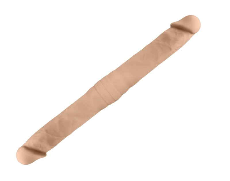 Adrien Lastic Silexd Model 1 Dual Density Double Dong - Small 15" / 38.5cm - Flesh