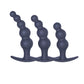 Excellent Power | Progressive Play 3 In 1 Silicone Butt Plug Kit Set In Black