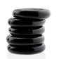 Hunkyjunk Jacker 5-stack Five-pack Tube Super-strong Cockrings Black