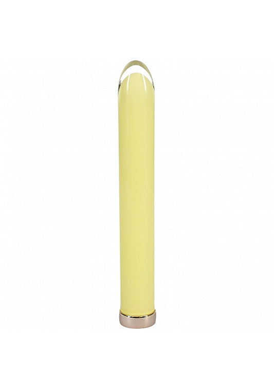 Shots Toys | LOVELINE Sparkle - 6.3" Glass Vibrator - Yellow