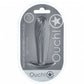 Shots Toys | Ouch! - Ribbed Anal Plug - Silicone - Gun Metal