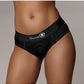 Shots Toys | OUCH! Vibrating Strap-on High-Cut Brief - Black - Size M/L