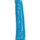 Shots Toys | REALROCK 20cm Slim Glow in the Dark Neon - Blue (8") Dildo Dong