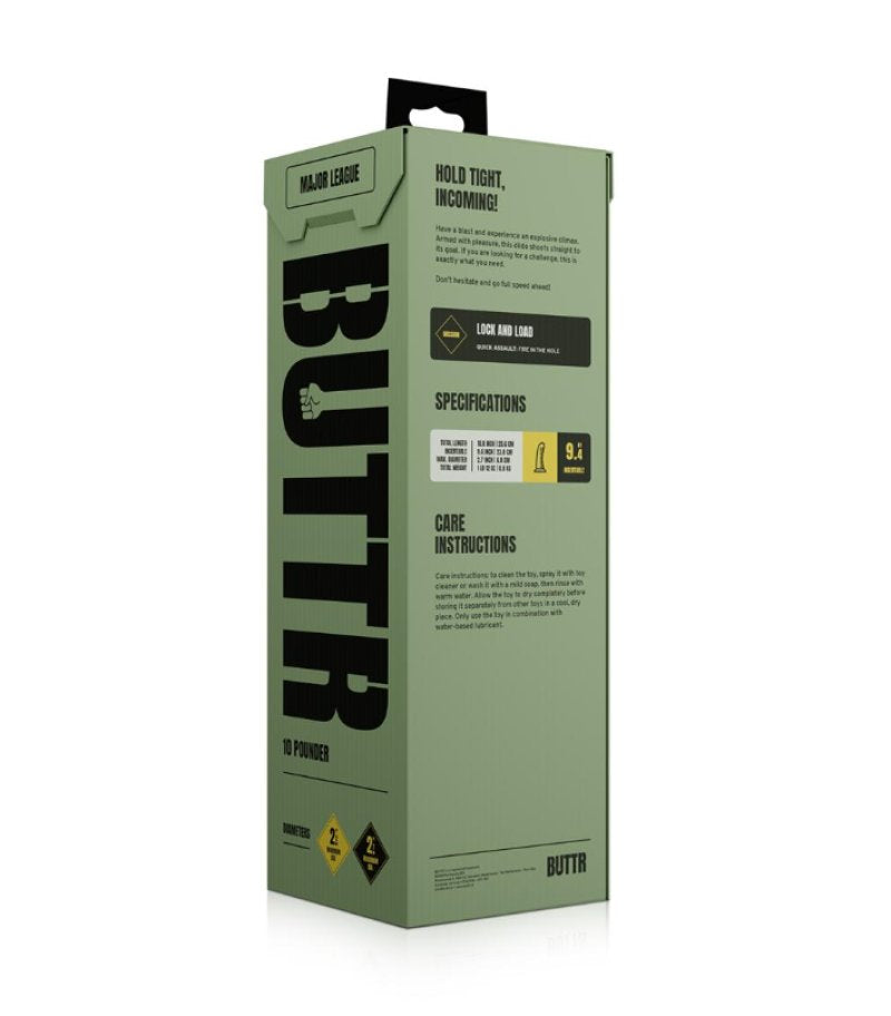 BUTTR Double Ribbed Butt Plug 26cm