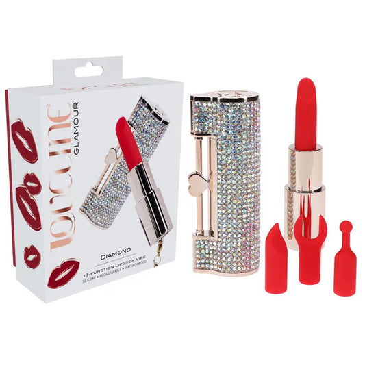 Shot Toys | LOVELINE Diamond Lipstick Vibrator - Red