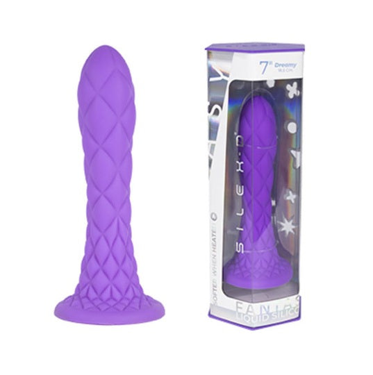 Adrien Lastic Silexd Fantasy Line Dreamy 7" Liquid Silicone Dildo Purple