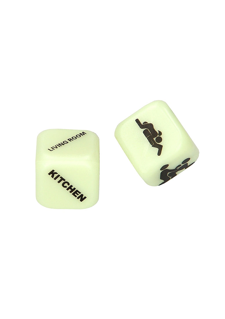Shots Toys | Light Up Your Sexy Night Dice - Glow in the Dark