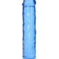 Shots Toys | REALROCK Crystal Clear 11" Straight Dildo No Balls - Blue