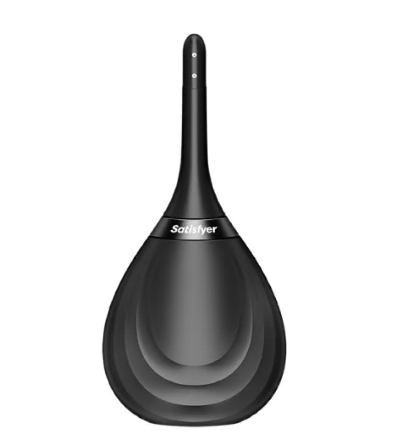 Satisfyer Clean & Play 2-in-1 Anal Douche - Black
