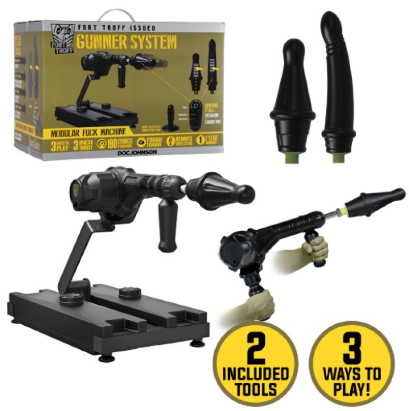 Doc Johnson | Fort Troff Gunner System 3-In-1 Modular Sex Machine