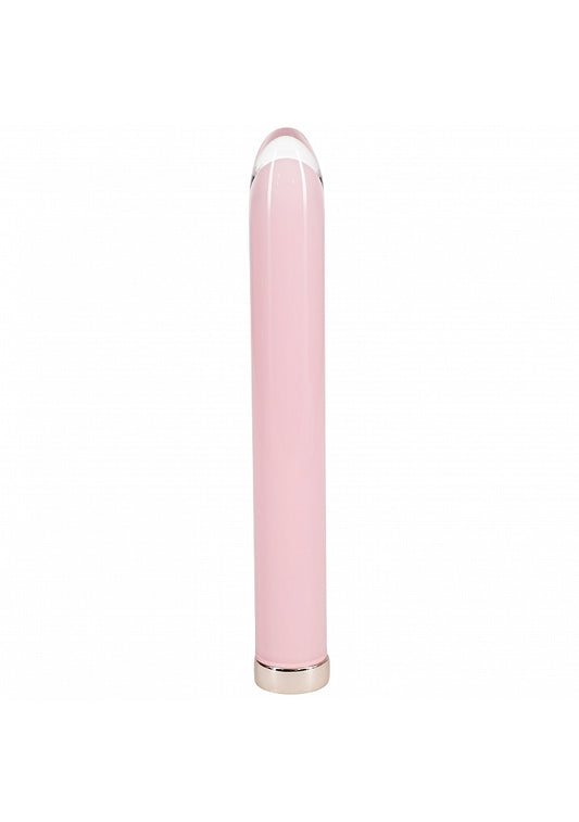 Shots Toys | LOVELINE Sparkle - 6.3" Glass Vibrator - Pink