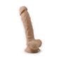Adrien Lastic Silexd 8" Model 1 Realistic Silicone Dildo with Vibration - Flesh