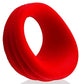 Hunkyjunk Expander Slimmer Scoop Style Cockring Red Velvet