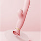 ZALO Rose Thumping Heating Suction Rabbit Vibrator Sakula Pink