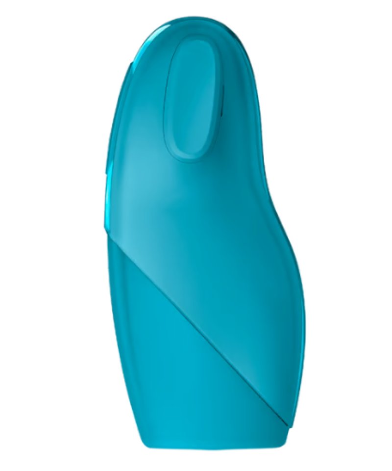 Satisfyer Men Vibration Battery Series - Vibrating Masturbator - Blue