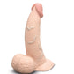 COTR | B-Vibe Slipskin Realistic Silicone Dildo - 6.5" Curved Cream