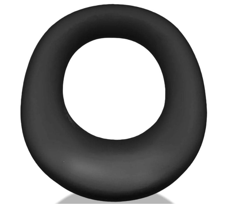 Hunkyjunk Expander Slimmer Scoop Style Cockring Black Fog
