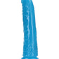 Shots Toys | REALROCK 18cm Slim Glow in the Dark Neon Blue 7" Dildo Dong