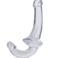 Shots Toys | REALROCK Crystal Clear 6" Strapless Strap On - Translucent