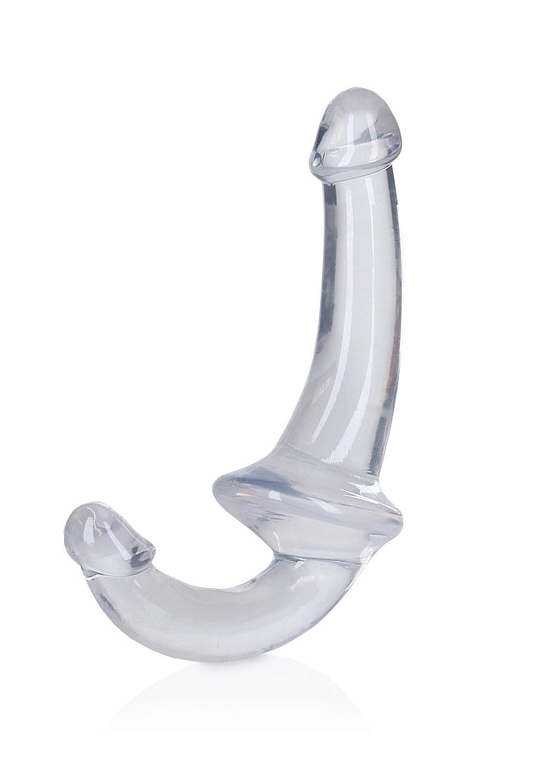 Shots Toys | REALROCK Crystal Clear 6" Strapless Strap On - Translucent