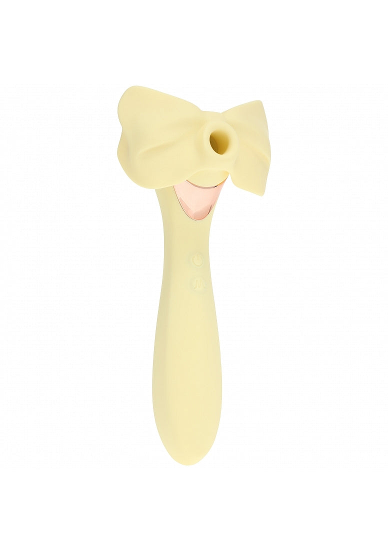 Shots Toys | LOVELINE Darling - AirTapTech Tapping Sucking Vibrator - Yellow