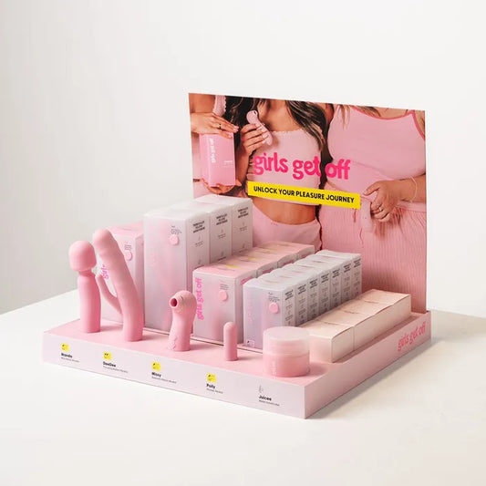 Girls Get Off FULL DISPLAY - Complete Display of Girls Get Off Range with Testers