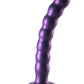 Shots Toys | OUCH! Beaded G-Spot Dildo - 8" / 20.5 cm - Metallic Purple
