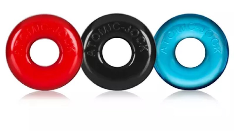 OxBalls Ringer Max 3 Pc Multi Colour Cock Ring Cockring Set