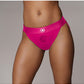 Shots Toys | OUCH! Vibrating Strap-on Panty Harness with Open Back - Pink - Size M/L