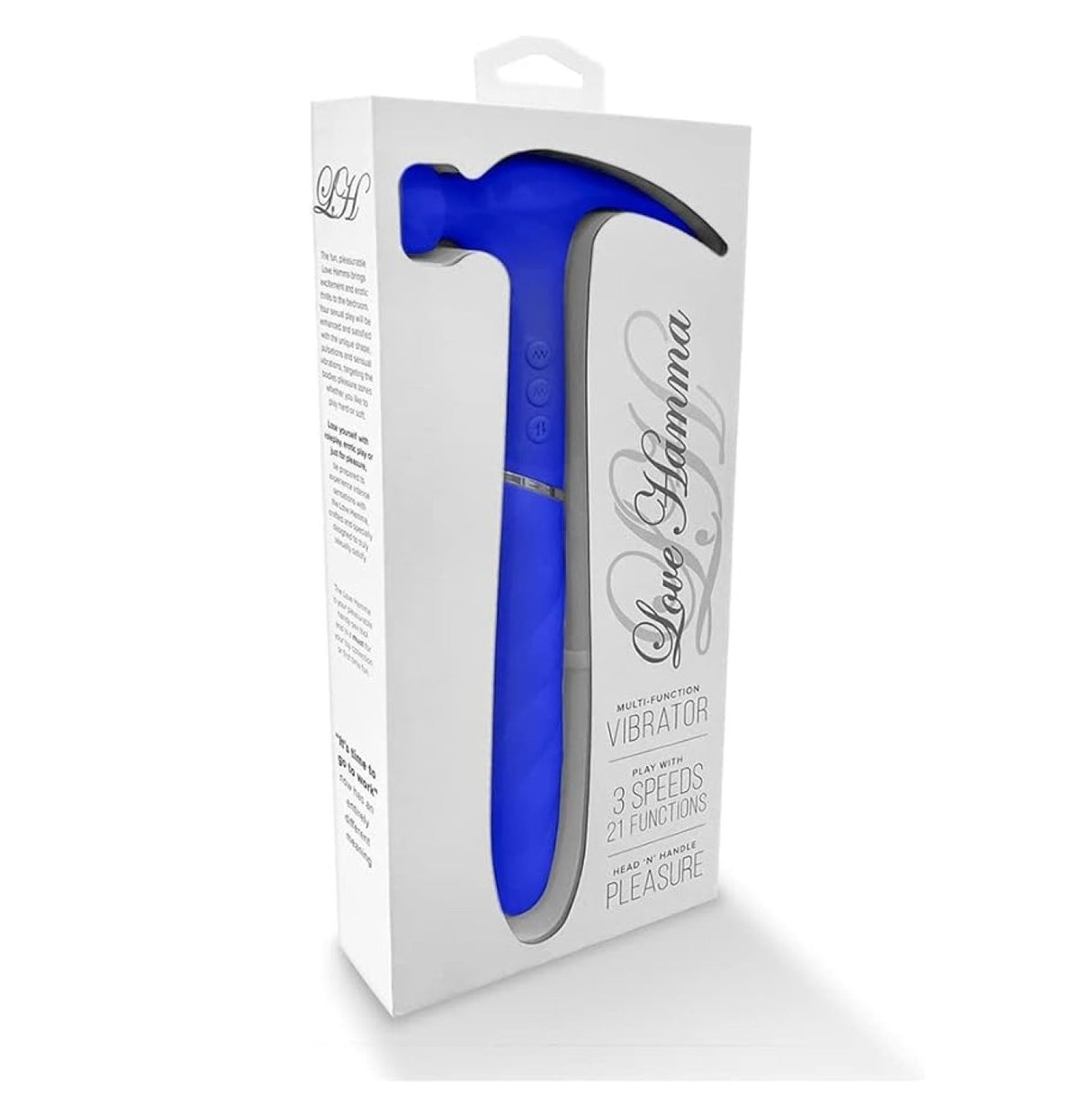 DNKM Enterprises | Love Hamma Angle Tip Vibrator - Blue