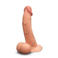 COTR | B-Vibe Slipskin Realistic Silicone Dildo - 8" Girthy Mocha