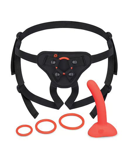 COTR | B-Vibe Beginners Strap-on Harness Set With 5” Silicone Dildo Peg
