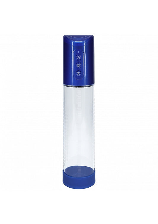 Shots Toys | PUMPED Hyperpump Automatic Pump - Metallic Blue Auto Penis Pump