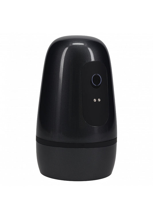 Shots Toys | PUMPED Vibrobator - Vibrating Suction Masturbator Pump - Gun Metal