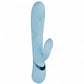 Shots Toys | VIVE Fronda Triple Motor G-Spot Vibrating Tapping Leaf Clit Stimulator Blue