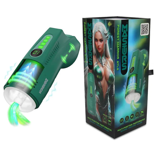 Shots Toys | Masturs - Ayla - Forest Warrior - Sucking, Vibrating, Moaning Masturbator