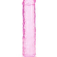 Shots Toys | REALROCK Crystal Clear 8" Straight Dildo No Balls - Pink