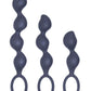Excellent Power | Progressive Play 3 In 1 Silicone Butt Plug Kit Set In Black