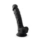 Adrien Lastic Silexd 8" Model 1 Realistic Silicone Dildo - Black