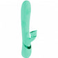 Shots Toys | VIVE Fiore Triple Motor G-Spot Air Wave Vibrating Tapping Flared Clit Stimulator Green