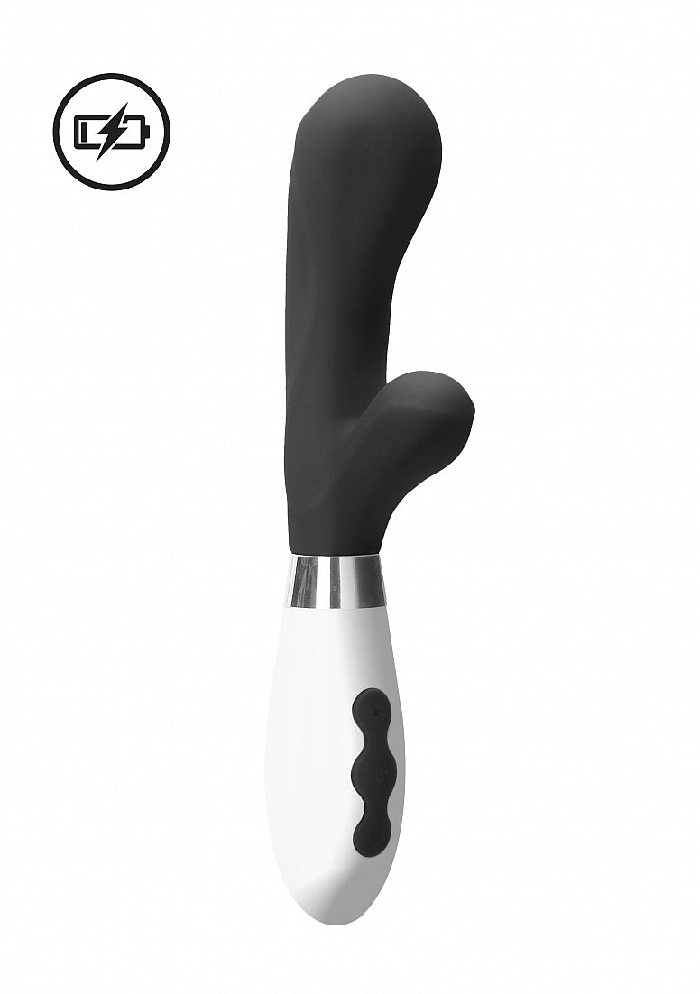 Shots Toys | Luna Artemis Rechargeable 10 Speed Rabbit Vibrator Black