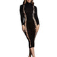 Le Desir Shade - Shade - Carme XI - Dress with Turtleneck Black Size OS