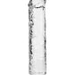 Shots Toys | REALROCK Crystal Clear 10" Straight Dildo No Balls - Translucent