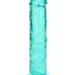 Shots Toys | REALROCK Crystal Clear 6" Straight Dildo No Balls - Turquoise