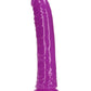Shots Toys | REALROCK 25cm Slim Glow in the Dark Neon - Purple (9") Dildo Dong