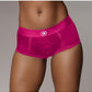 Shots Toys | OUCH! Vibrating Strap-on Boxer - Pink - Size M/L