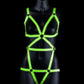 Shots Toys | OUCH! Full Body Harness - Glow in the Dark (Straps) Size S/M