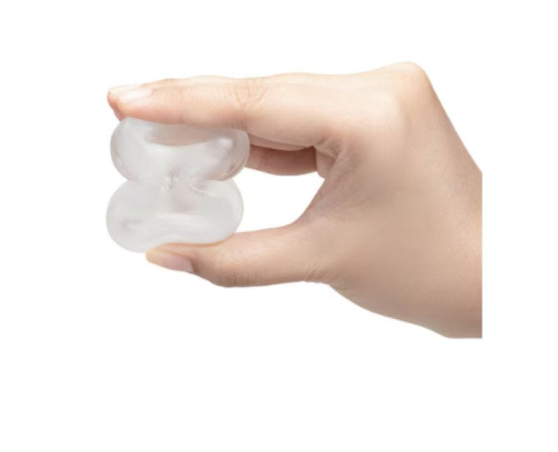 COTR | B-Vibe Stretch-Tech Double Barrel - Ultra Stretchy Cock Ring & Ball Stretcher