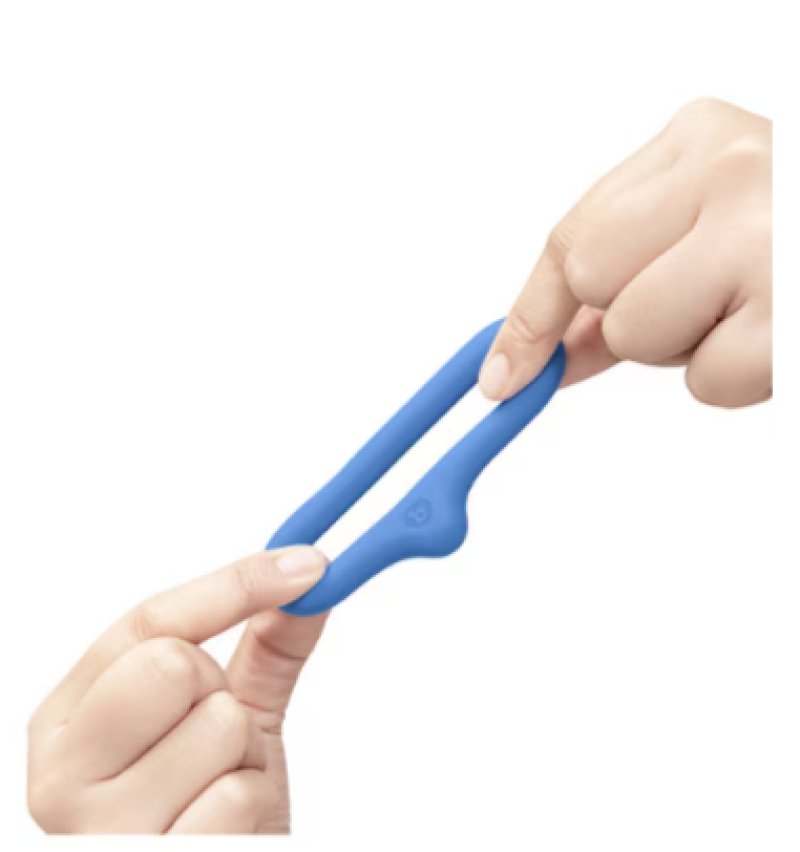 COTR | B-Vibe Flex Ring Drip - Silicone Cock Ring - Blue